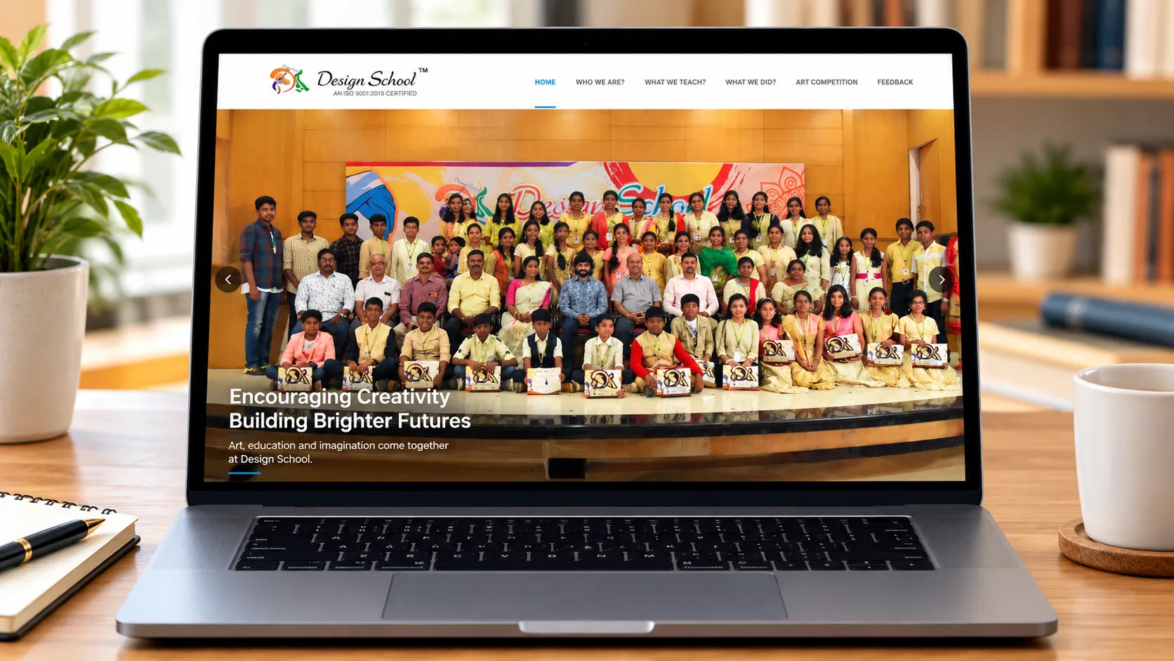 School website design and development by YOGA’S IT Solutions for educational institutions