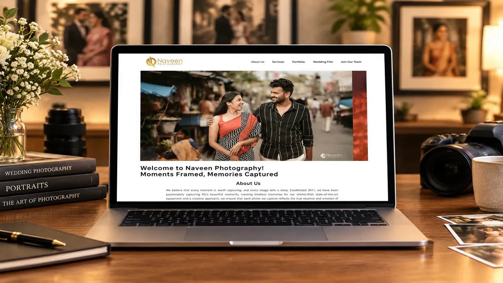 Photography website design and development by YOGA’S IT Solutions for photographers and photography businesses