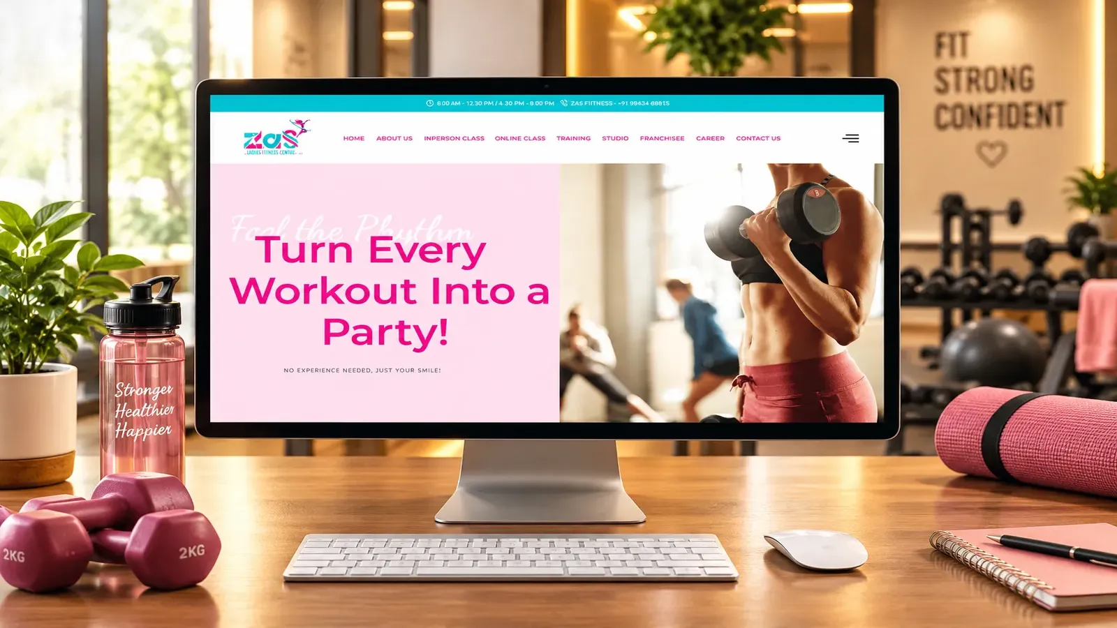 Wellness and fitness website design and development by YOGA’S IT Solutions